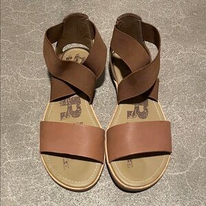 Sorel Brown Sandals